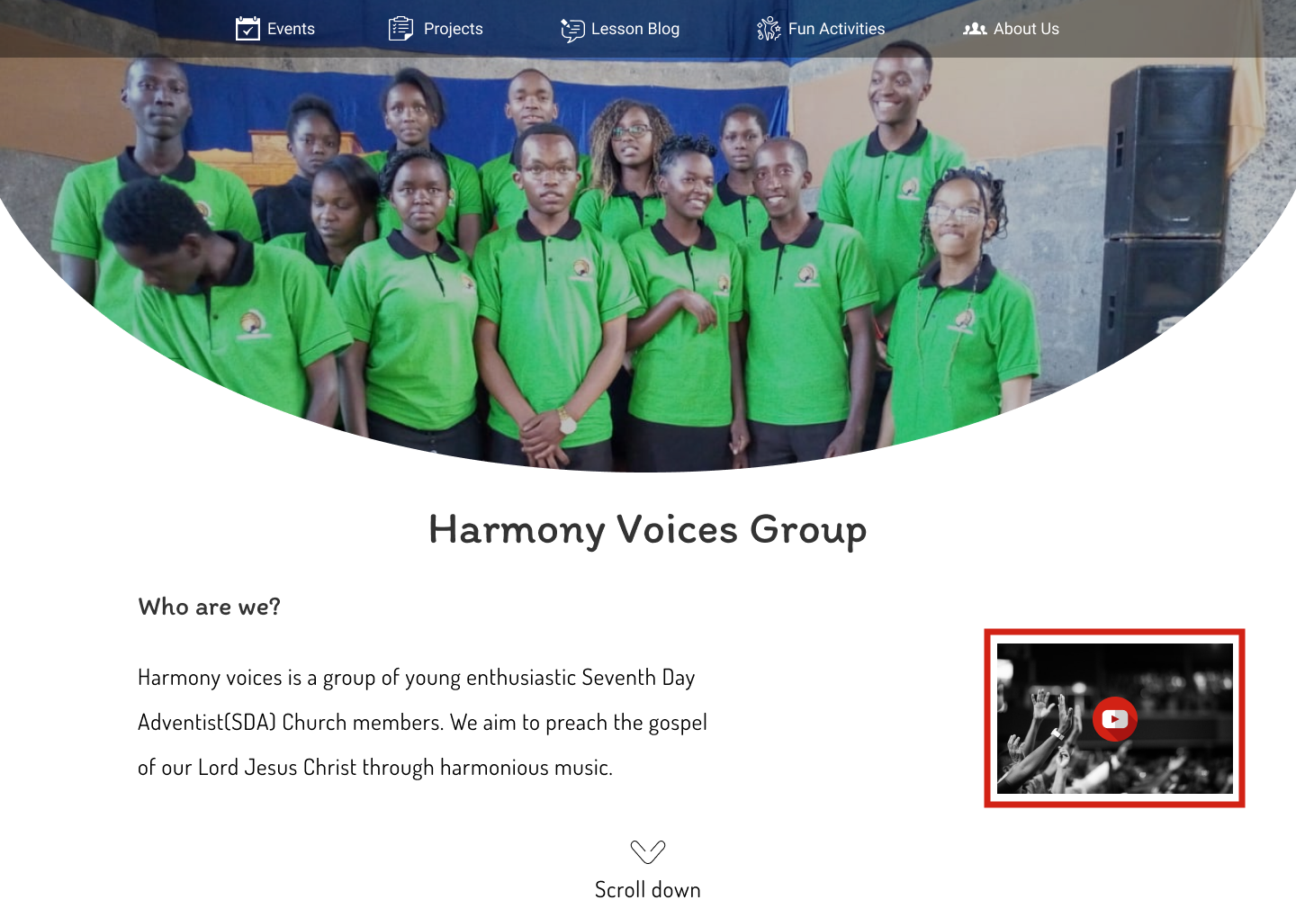 harmony-voices group